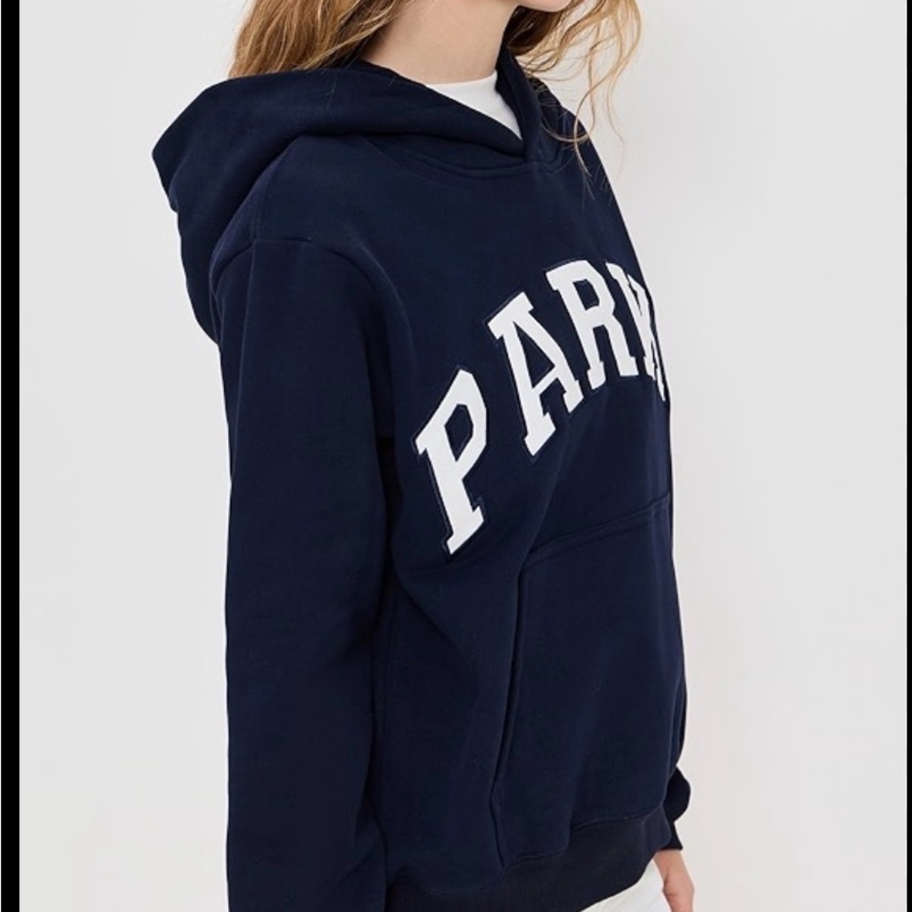 PARKE Women's Classic Navy Hoodie XXL NWOT - Picture 2 of 4